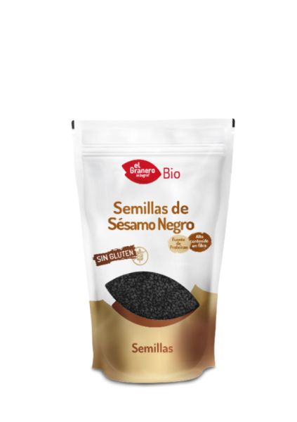 Sementes de gergelim preto orgânico 200 g