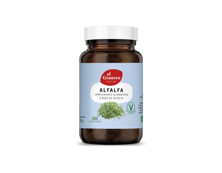 Alfafa 200 comprimidos 400 mg - El Granero Integral