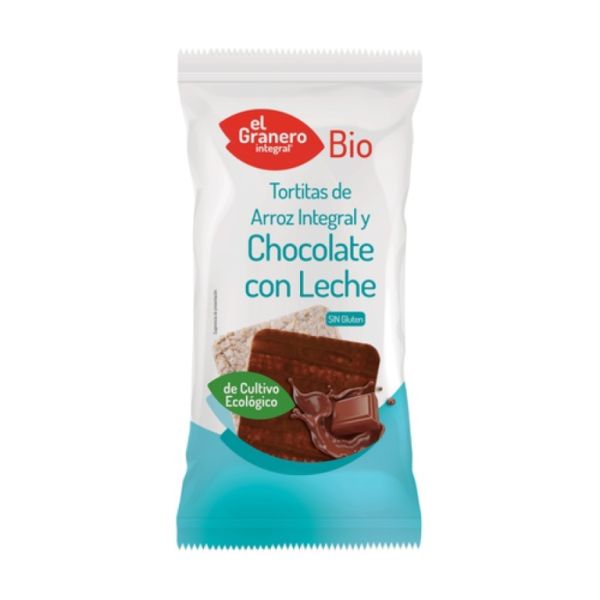 Tortitas Arroz Integral y Chocolate con Leche Bio