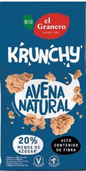 Krunchy Natuurlijke Biologische Haver 375 g