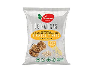 köpa El Granero Integral Extra fina bruna rispannkakor0 Solros och hirs BIO 60g Förbi 1,99€