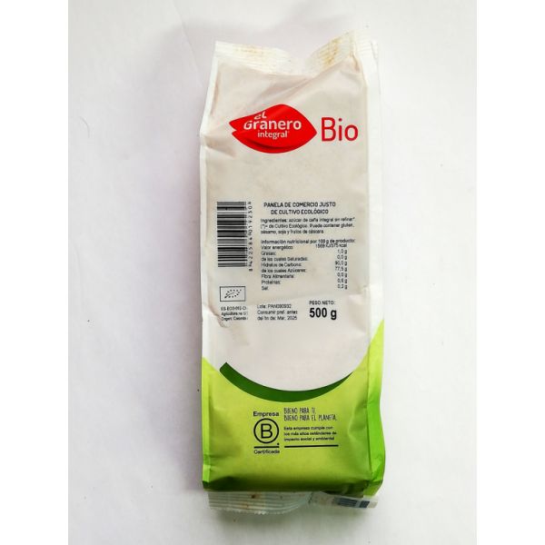 Bio-Fairtrade-Panela 500 g - El Granero Integral Img 2