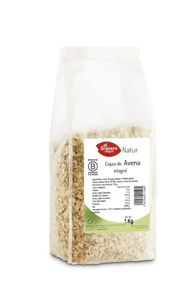 Fiocchi d'Avena Integrali 1 kg - El Granero Integral