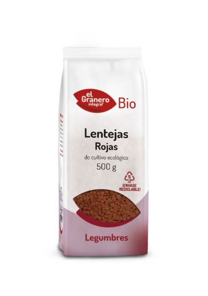 Lentilhas Vermelhas Biológicas 500 g