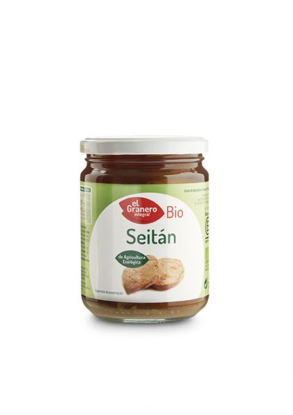 Canned Seitan in Organic Glass Jar 440 g