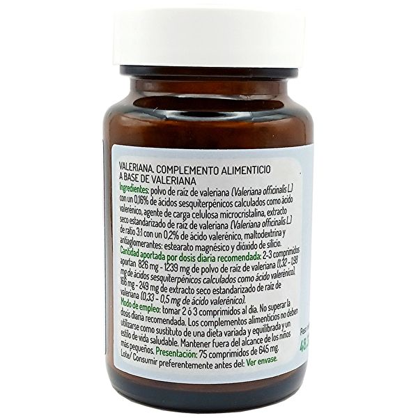 Valeriana 75 tabletter 630 mg - El Granero Integral Img 3