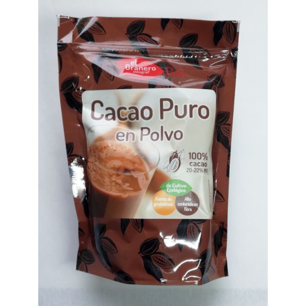 Cacau em Pó Orgânico 20-22% Gordura 250 g Img 2