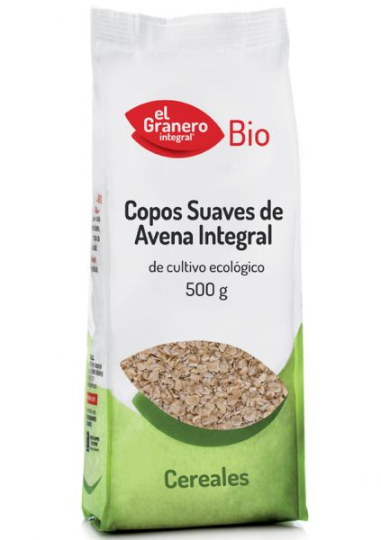 Copos de Avena Suaves Integrales Bio 500 g