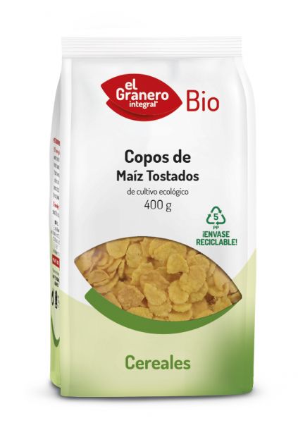 Organic Roasted Corn Flakes 400 g