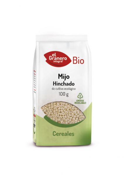 Bio gepuffte Vollhirse 100 g - El Granero Integral