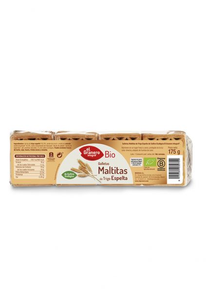 Biscuits au Malt d'Épeautre Bio 175 g