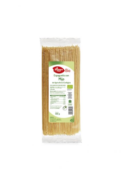 Spaghetti al Miglio Bio 500 g - El Granero Integral