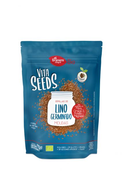 Vitaseeds Organic Germinated Flax 200 g