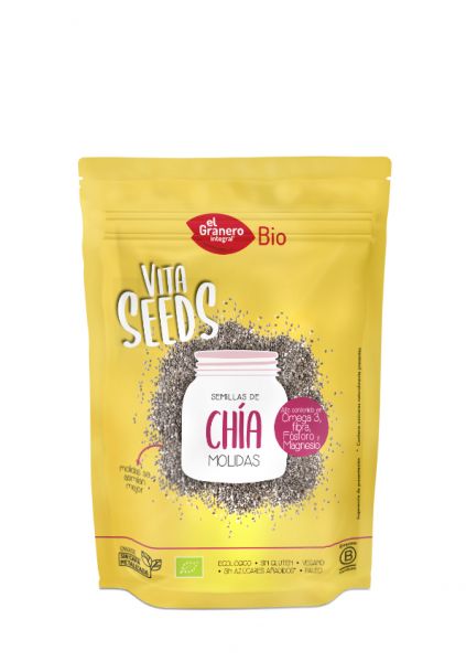 Semi di Chia Macinati Biologici Vitaseeds 200 g