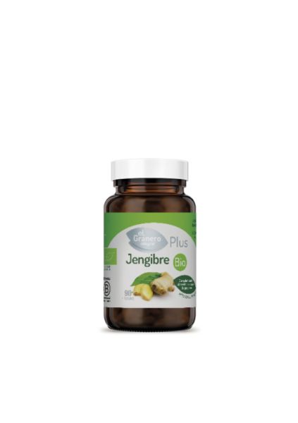 Gengibre Orgânico 500 mg 90 cápsulas