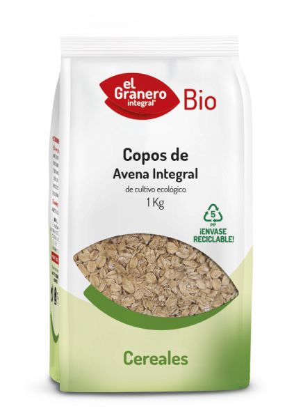 Bio-Vollkornhaferflocken 1 kg - El Granero Integral