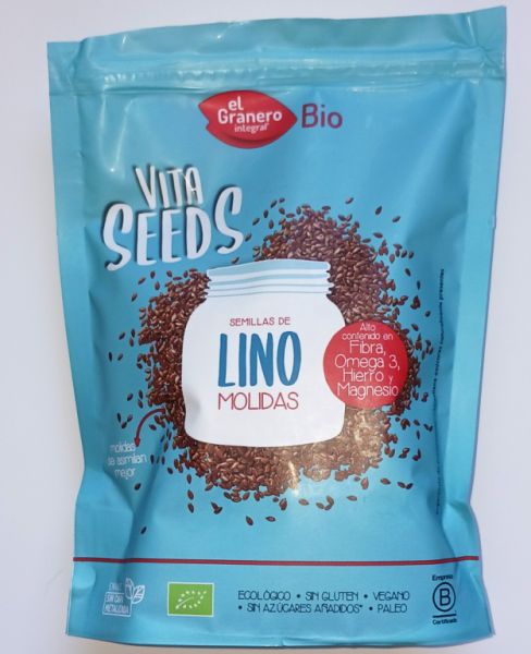 Biologische lijnzaad 250 g - El Granero Integral