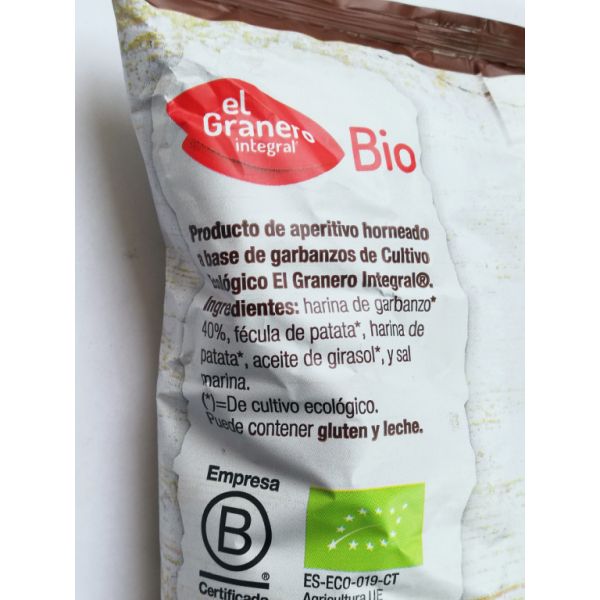 Bio-Kichererbsenchips 80 g - El Granero Integral Img 5