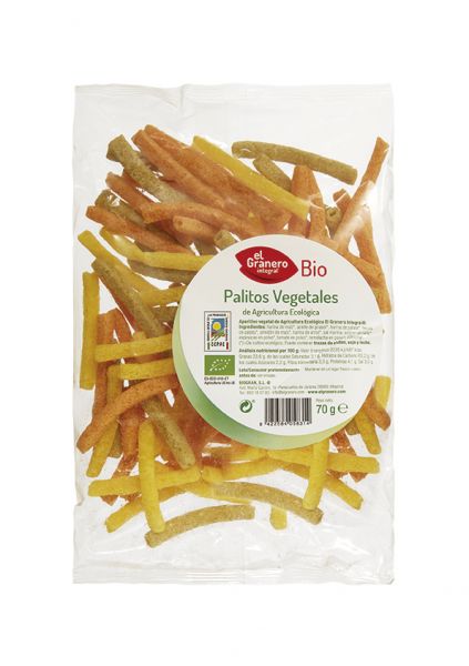 Bastoncini di Verdure Biologiche 70 g