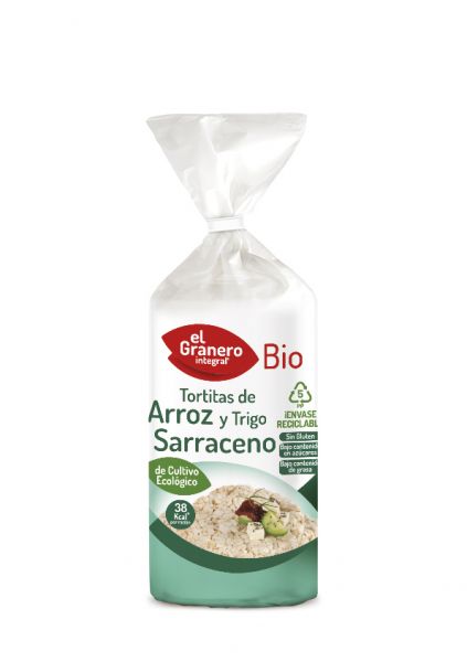 Coquetes de Blat Sarraí i Arròs Bio 115 g