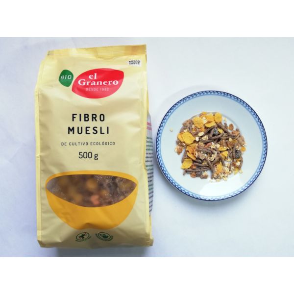 Muesli aux fibres biologiques 500 g