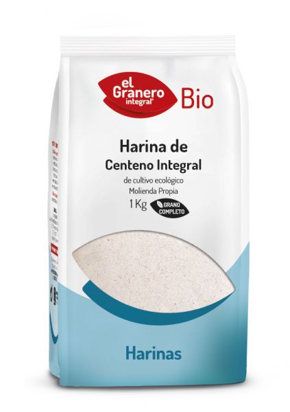 Ekologiskt helt rågmjöl 1 kg - El Granero Integral