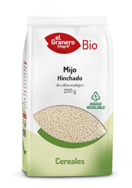 Bio gepuffte Hirse 250 g - El Granero Integral