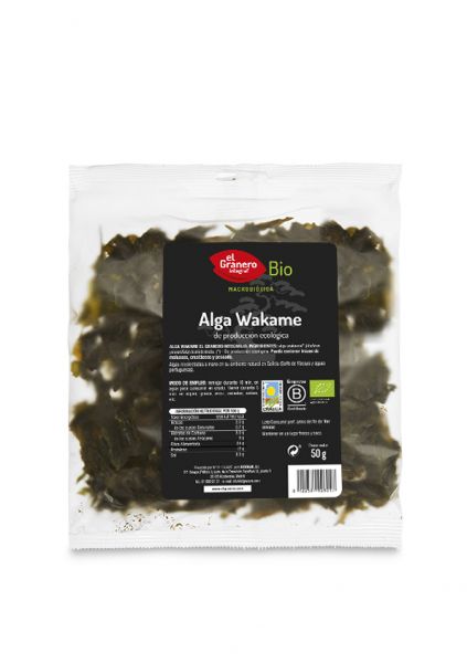 Alga Wakame Bio 50 g - El Granero Integral