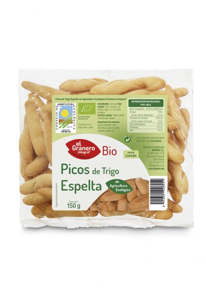 Bio-Dinkelweizenspitzen 150 g - El Granero Integral