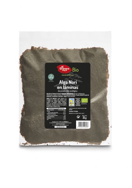 Alga Nori em Folhas Orgânicas 25 g