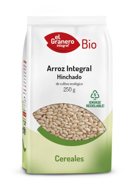 Organic Puffed Brown Rice 250 g