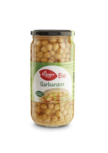 Garbanzos Cocidos Bio 660 g - El Granero Integral