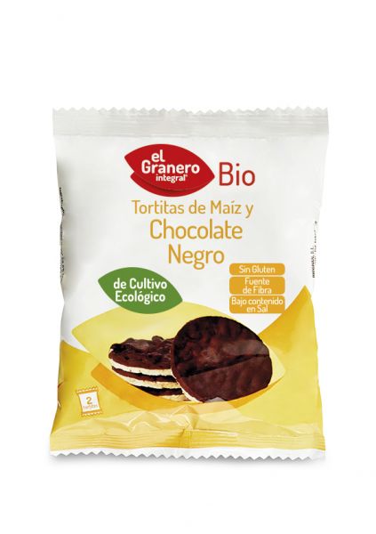 Crêpes de Maïs au Chocolat Noir Bio 33 g