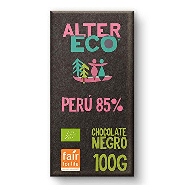 Chocolate negro Perú 85% Bio 100 gramos