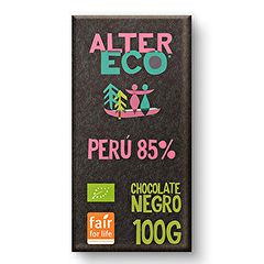 Buy ALTERECO Dark chocolate Peru 85% Bio 100 grams By 3,90€