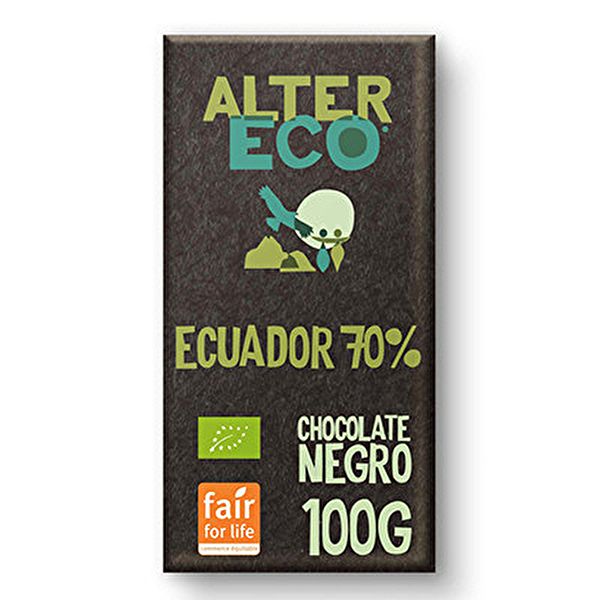 Chocolate amargo Equador 70% Bio 100 gramas