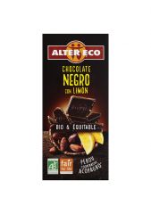 Kopen ALTERECO Biologische pure chocolade met citroen 100 gram Door 3,90€