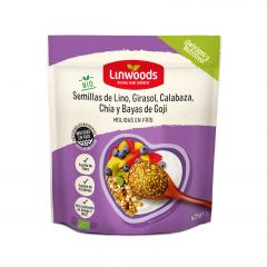 Kopen LINWOODS BIO VLAS-GIRAS-CALAB-CHIA EN GOJI ZADEN 425 gr Door 9,44€