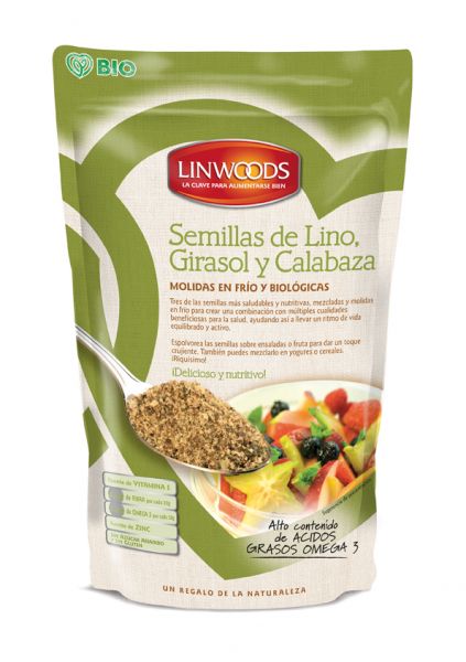 GRAINES DE LIN-GIRA-CUMPKIN LINWOODS BIO 200 gr