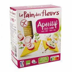 Comprar LE PAIN DES FLEURS BISCOITO COM CURRY DE COCO 150 gr  Consultar Preço