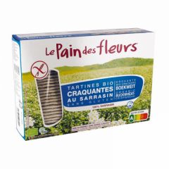 Buy LE PAIN DES FLEURS Buckwheat Cracker Without Salt 300 g By 6,79€