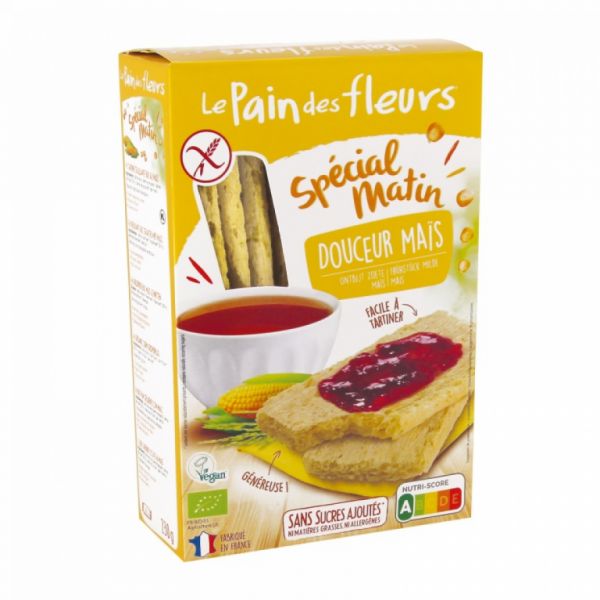 Toast Maïs Spécial matin Le Pain des Fleurs 230 g