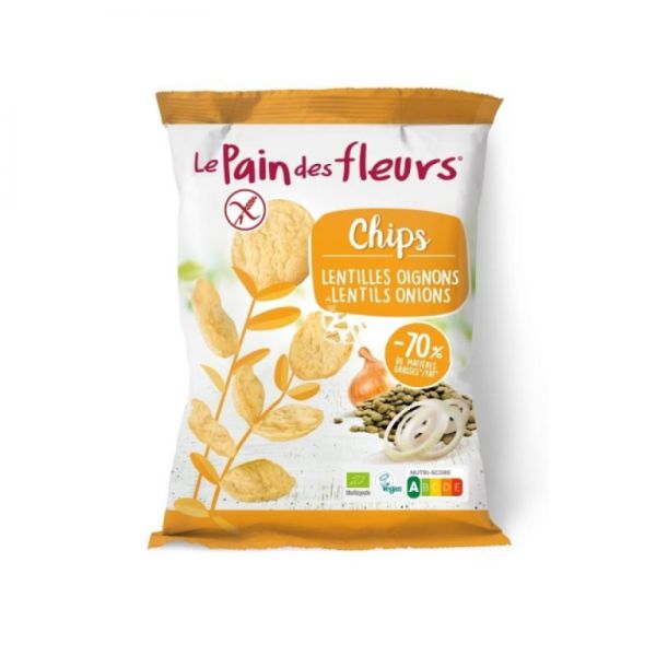 CHIPS LENTEJAS CEBOLLA LE PAIN DES FLEURS 50 G