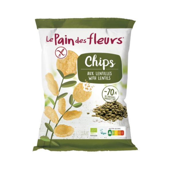 LE PAIN DES FLEURS CHIPS DE LENTILHA 50 G