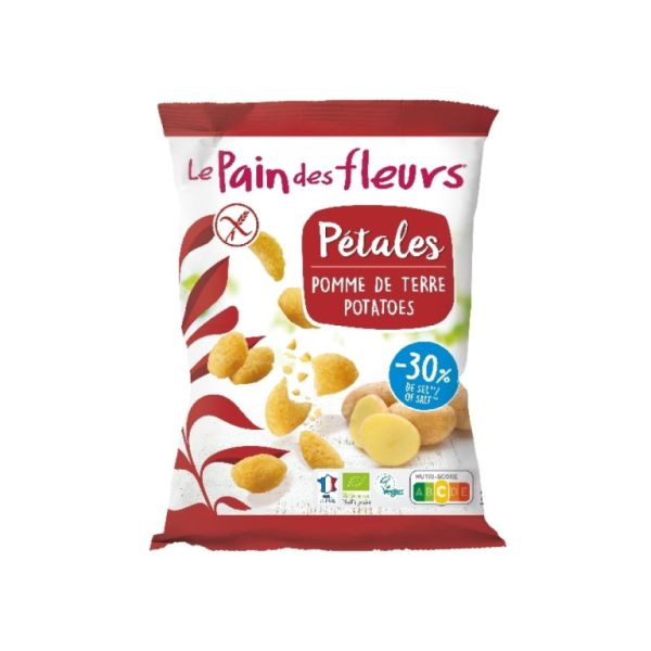 CHIPS PETALOS PATATA LE PAIN DES FLEURS 75 G