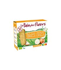 Buy LE PAIN DES FLEURS FLOWER BREAD WITH ONION WITHOUT ORGANIC GLUTEN 150 gr By 4,39€