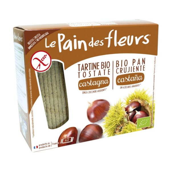 BREAD OF FLOWERS WITH CHESTNUTS BIO GLUTEN FREE 150 gr