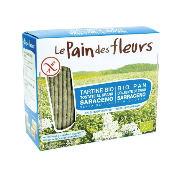 PAIN SARRACENO SANS SEL SANS GLUTEN BIO 150 GR.