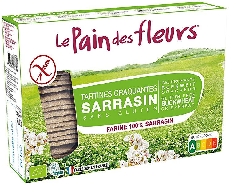 Toasts Croquants au Sarrasin Bio sans gluten BIO 300 gr