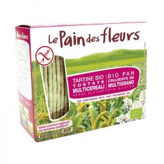 Buy LE PAIN DES FLEURS BREAD OF FLORES MULTI CEREALS GLUTEN FREE BIO 150 gr By 4,39€